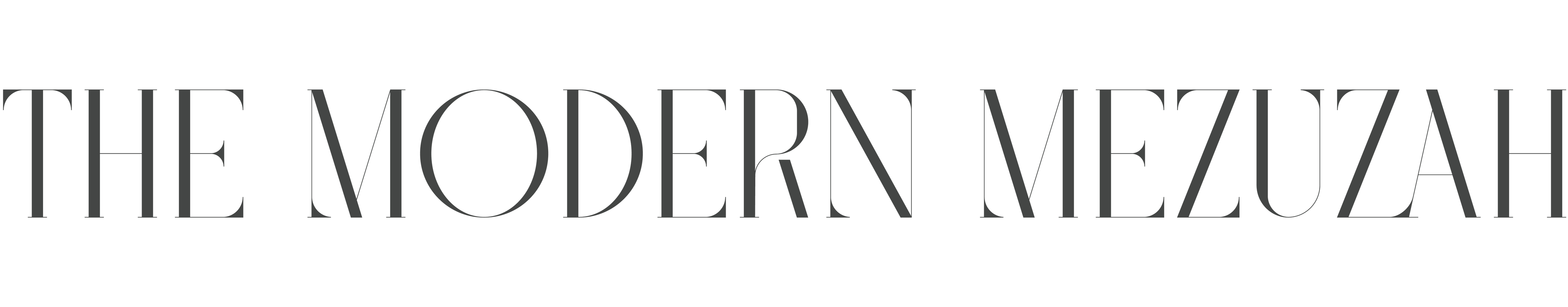 The Modern Mezuzah logo