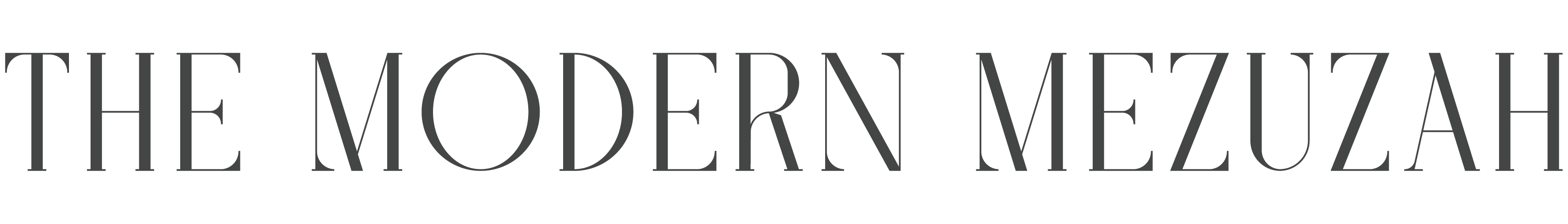 The Modern Mezuzah logo