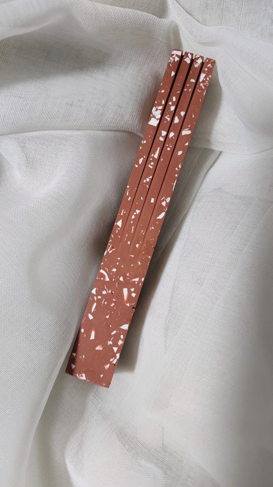 Textured Natural Terracotta + White Speckled