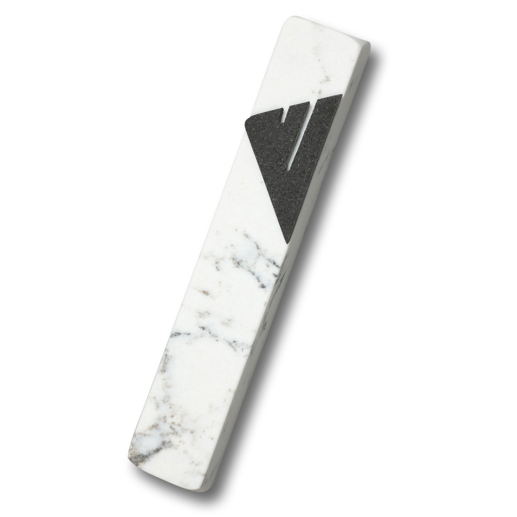 Carrara Mezuzah Charcoal Shin