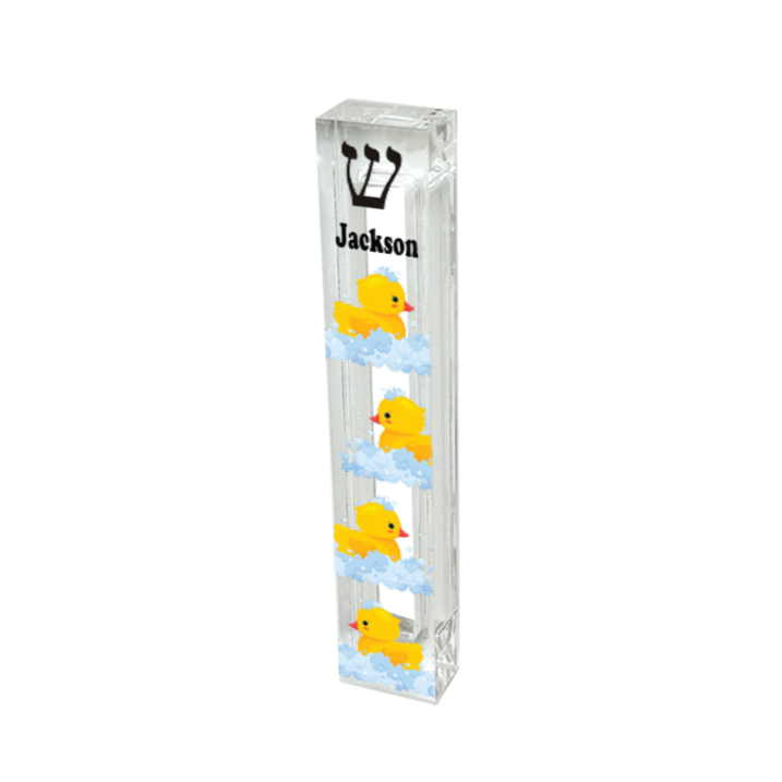Rubber Ducks Mezuzah