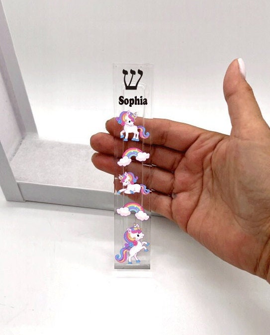 Unicorn Mezuzah - Rainbows and Unicorns
