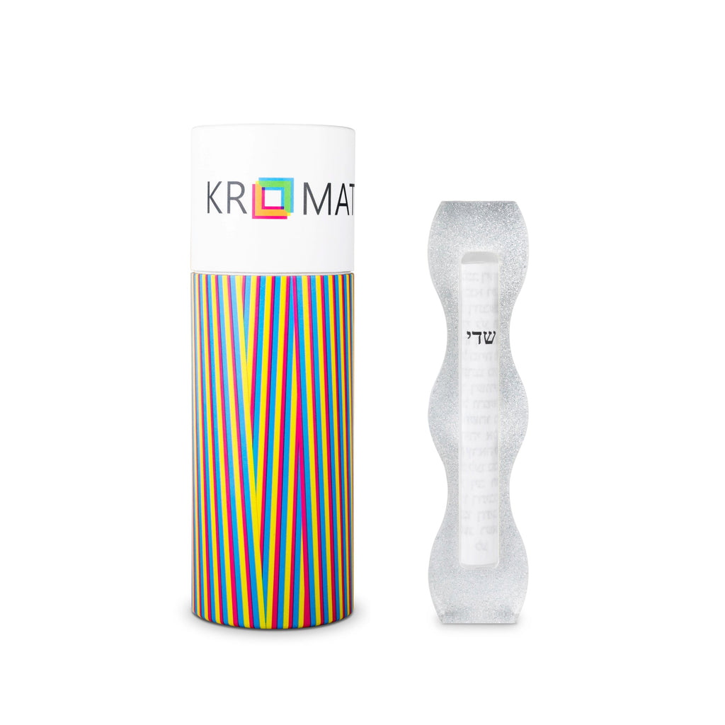 Mezuzah Glide - Frosted Silver