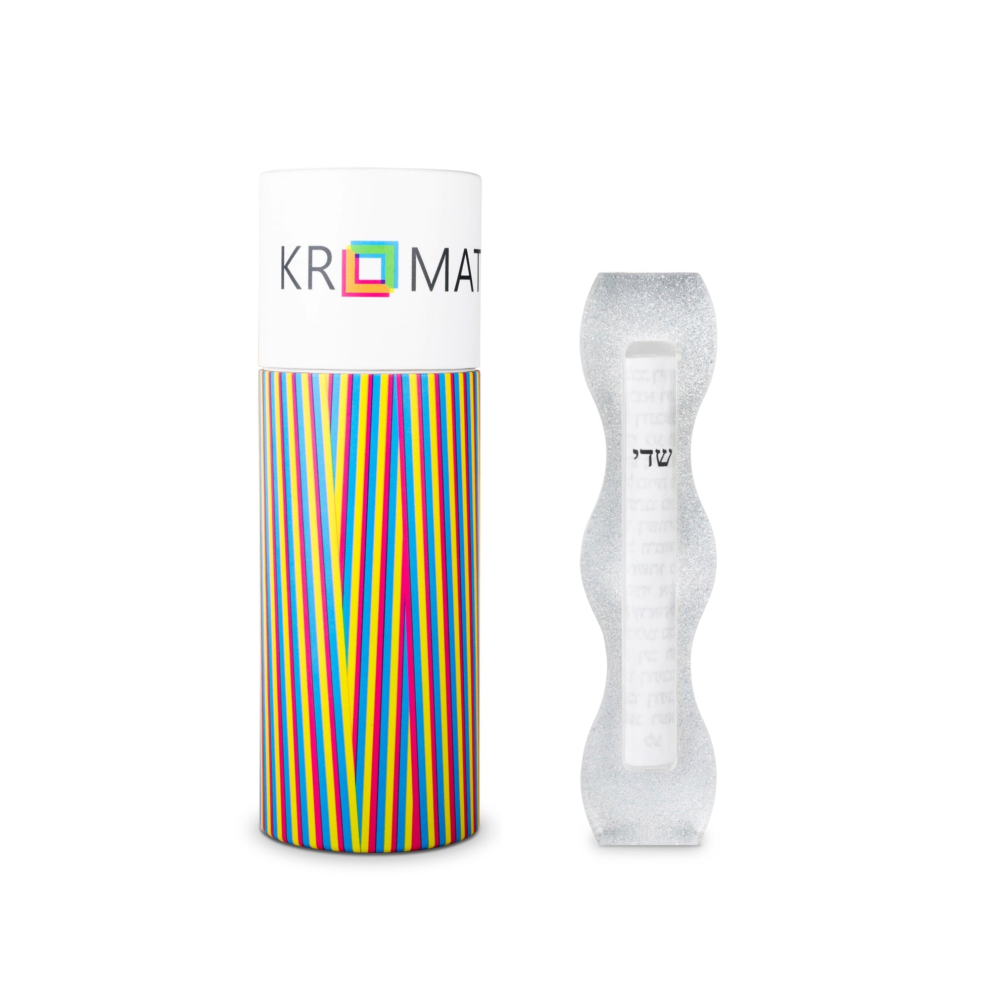 Mezuzah Glide - Frosted Silver