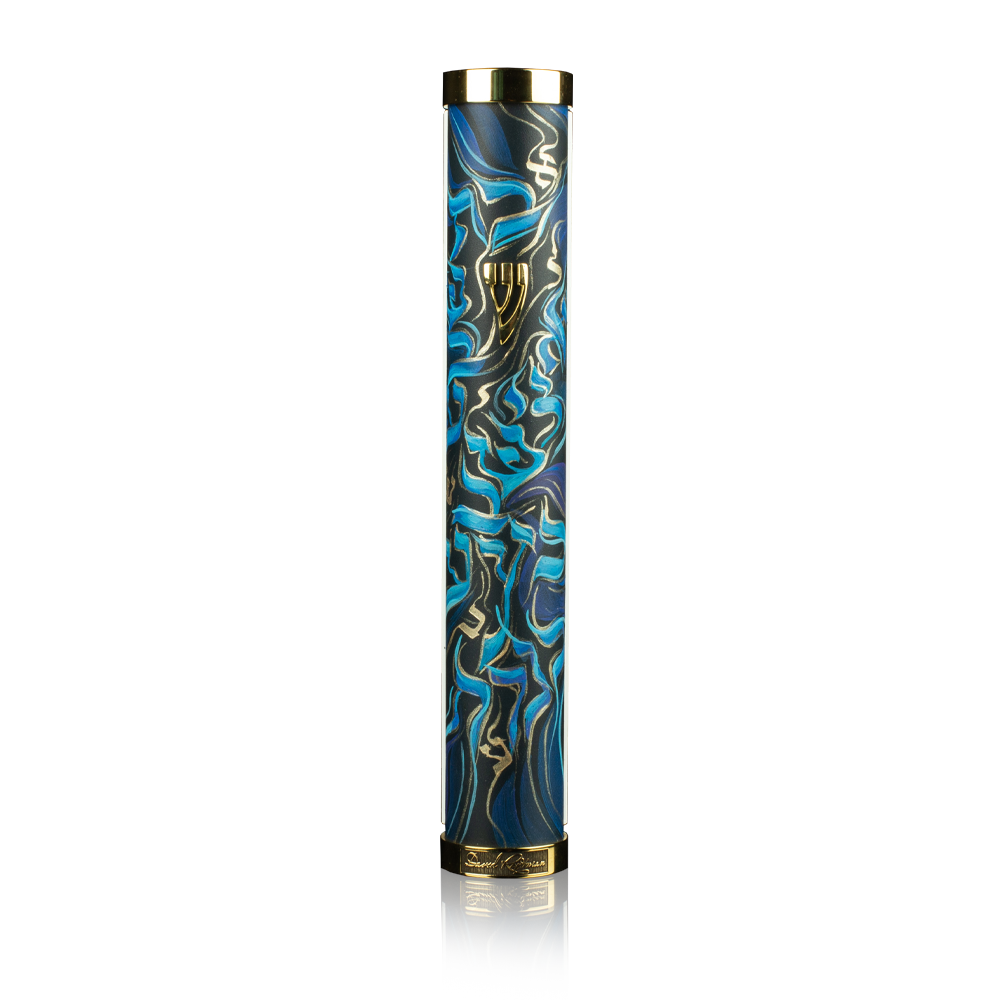 Case for mezuzah "Jerusalem" Alfabet