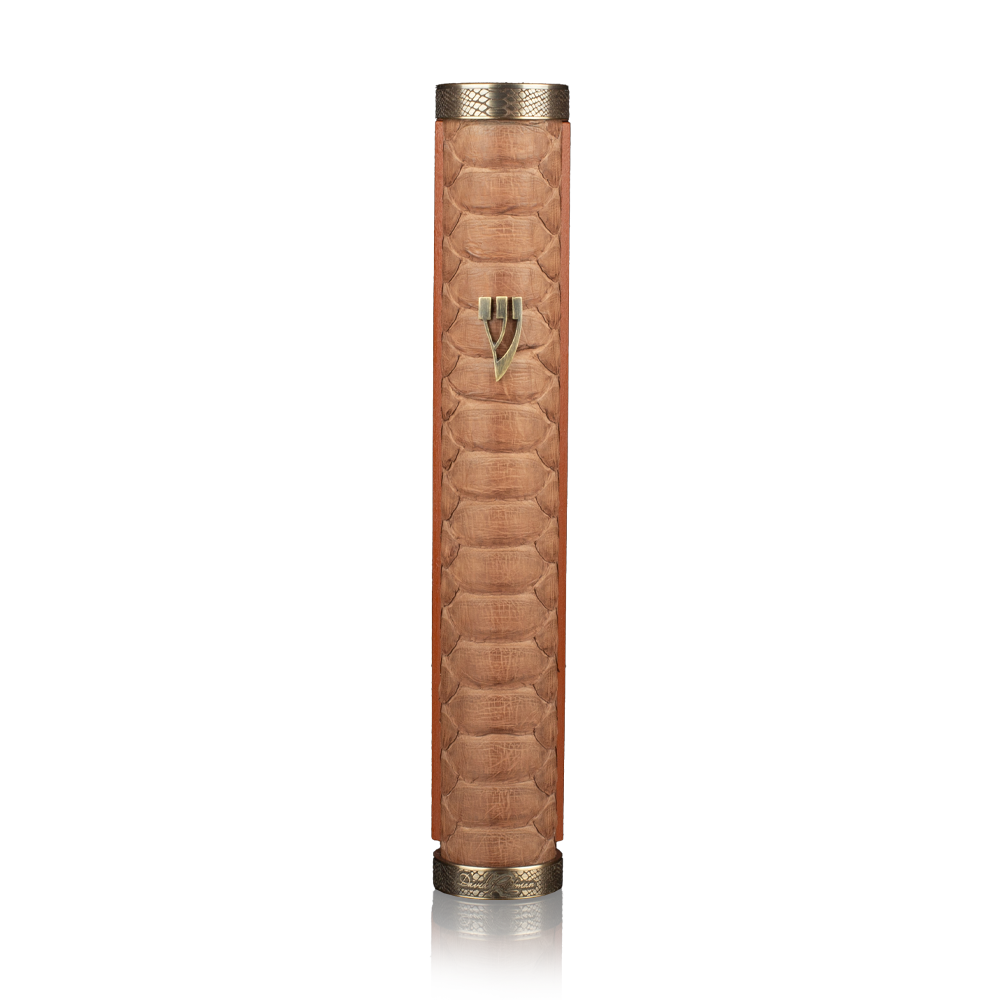 Serpent Mezuzah Case · CHAI