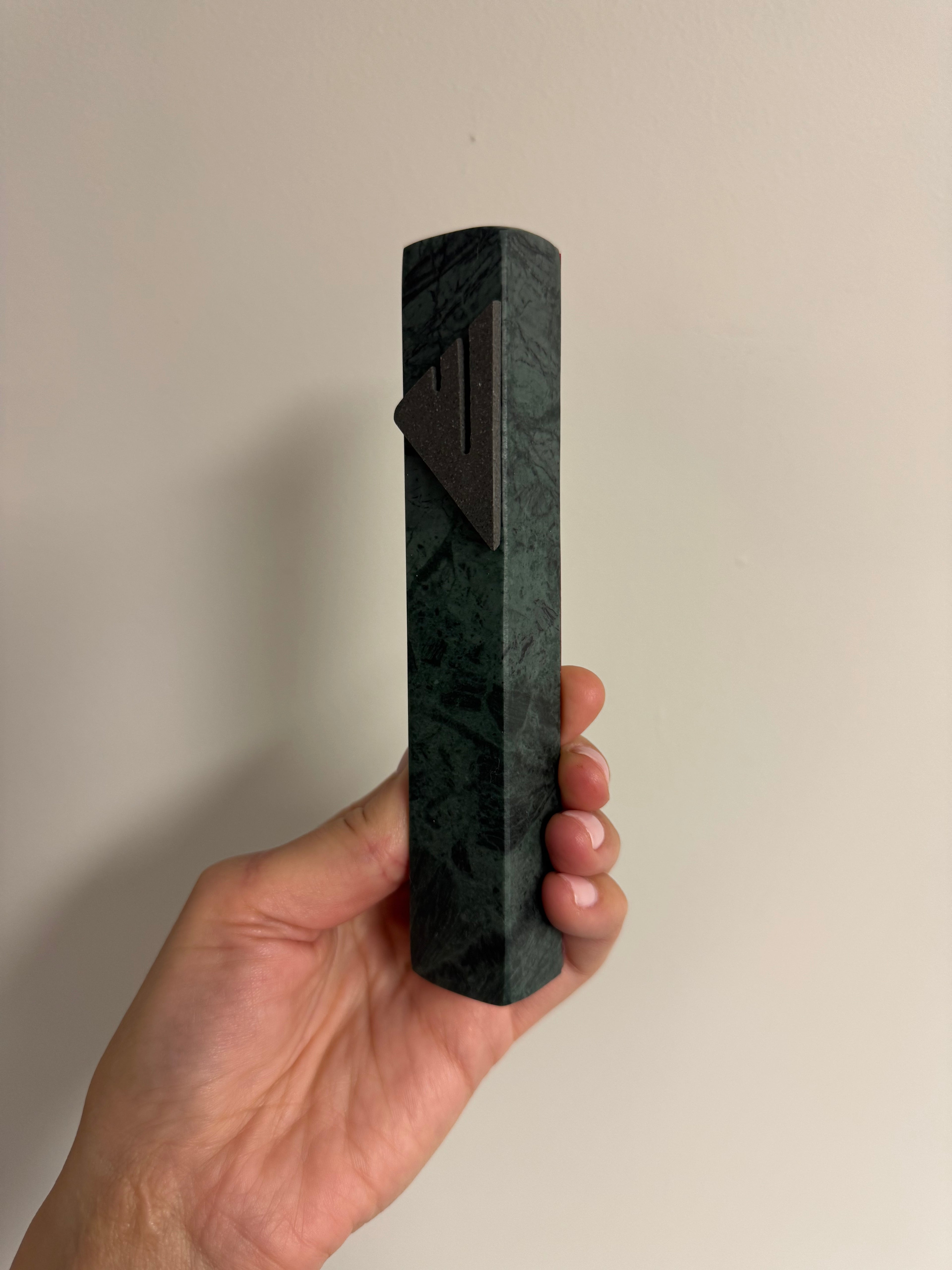 Emerald Green Mezuzah | Charcaol