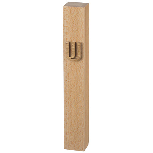 Wood Square Mezuzah