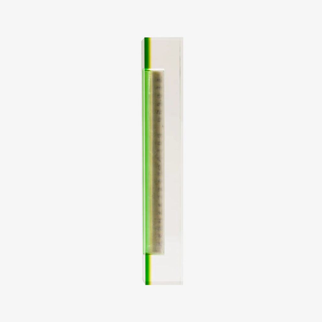 The Lucite Mezuzah Large Olive