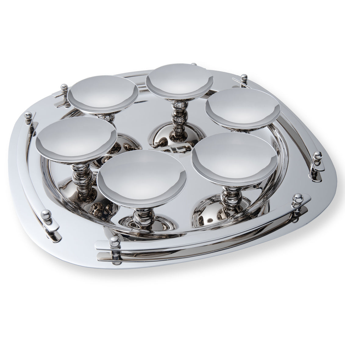 94111 • Susp. Seder Plate - Nickel
