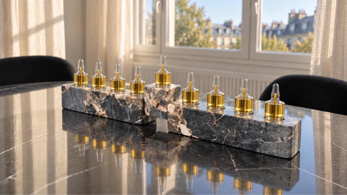 Stone Menorah