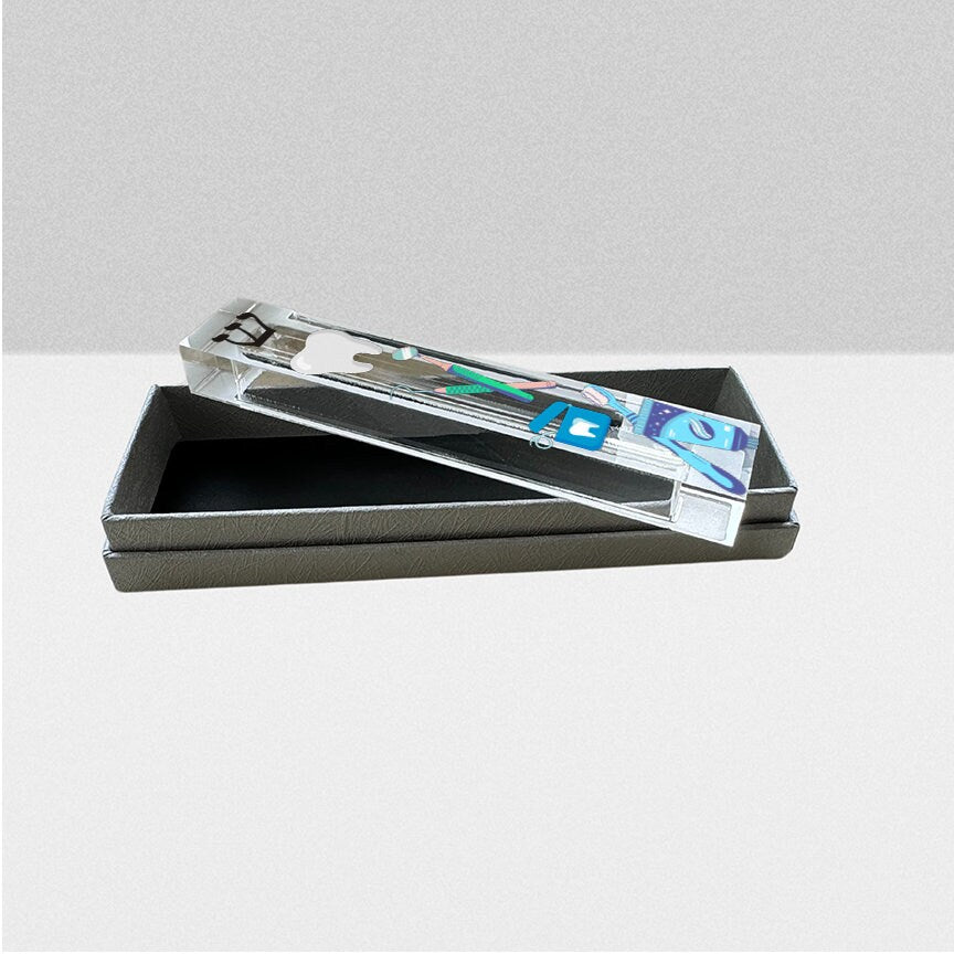 Dentist Mezuzah - Acrylic Mezuzah - Perfect for Dentist or Dental Student