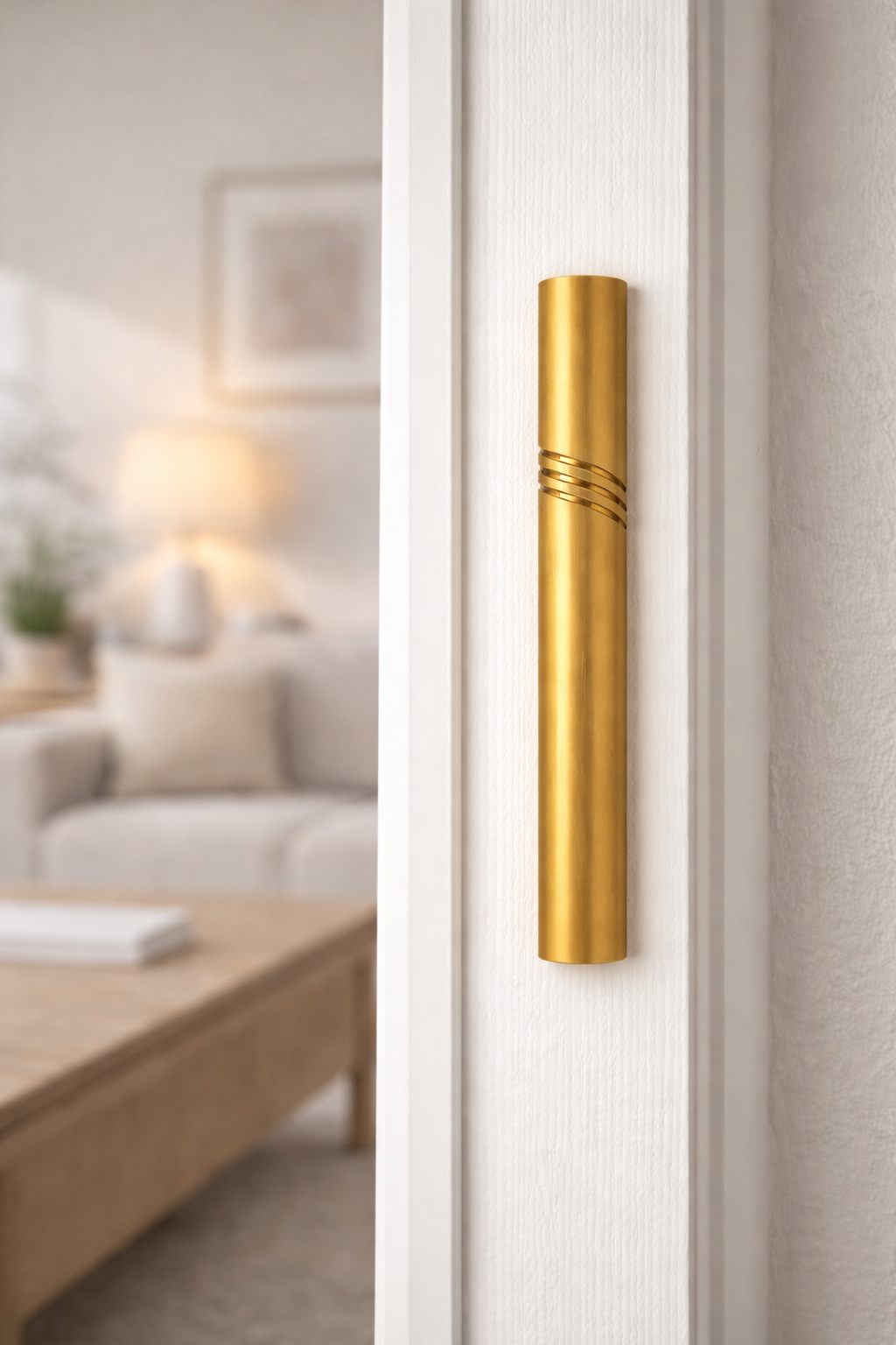 Sandblasted Aluminum Architectural Mezuzah