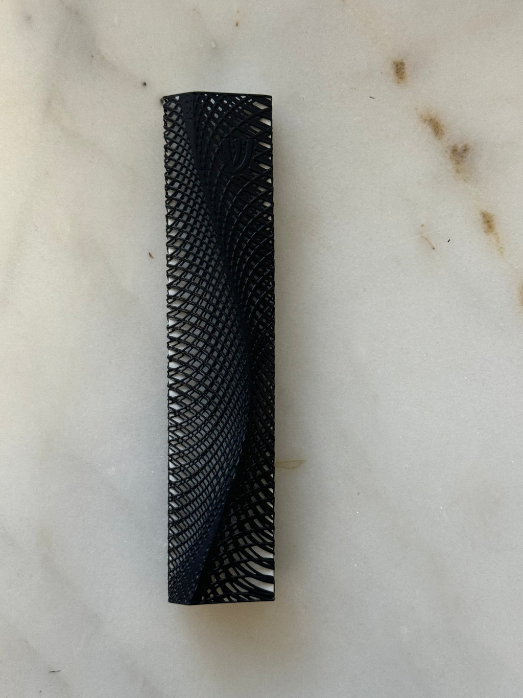 Black Ripple White Background