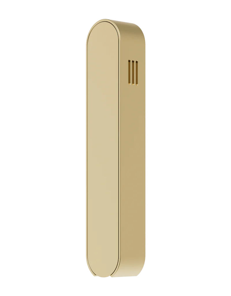 Gold Base & Green Leather