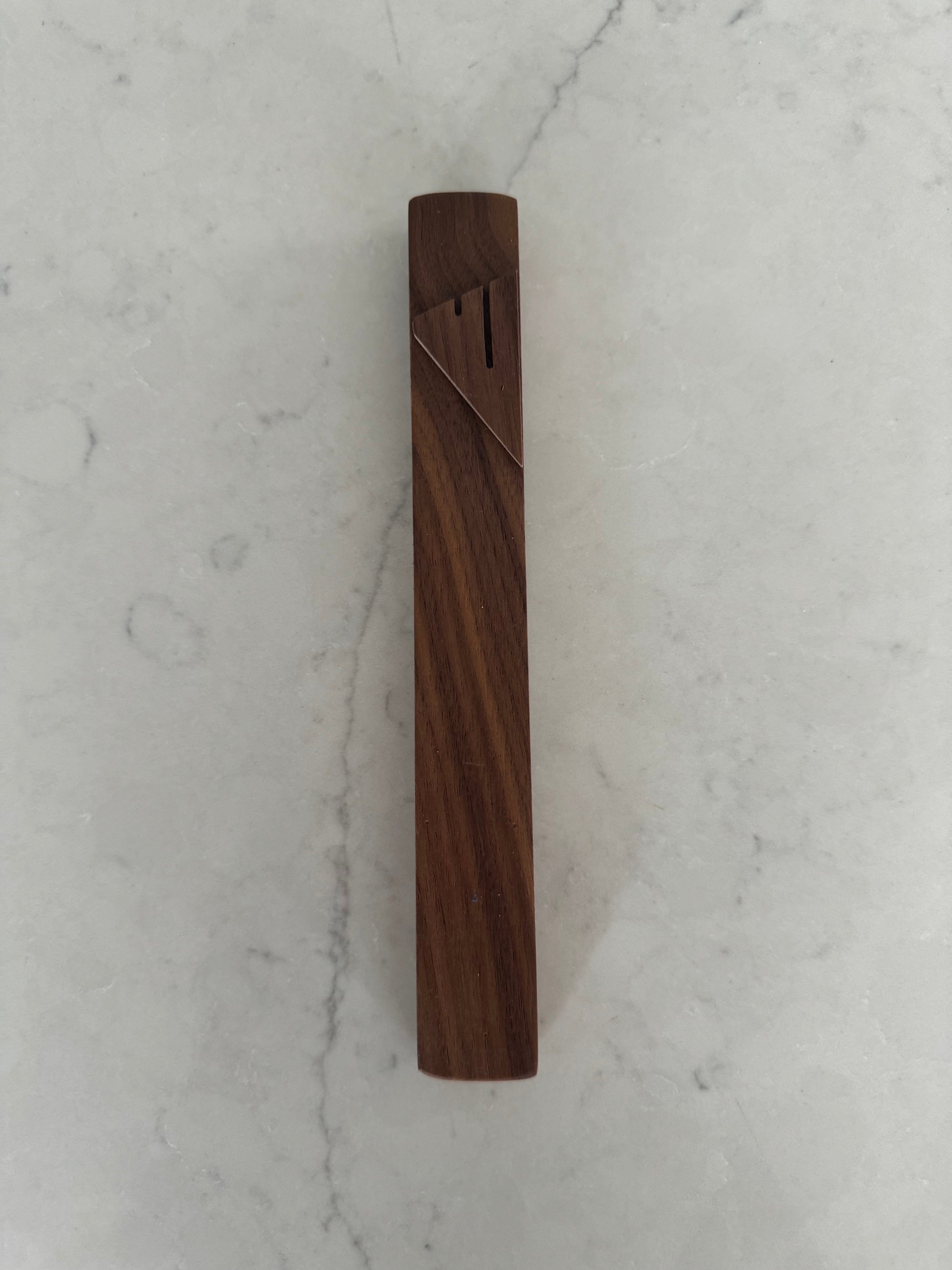 Walnut mezuzah | walnut shin
