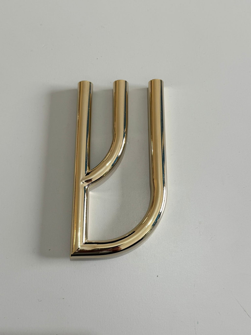 Rounded Architecture Gold Shin Mezuzah