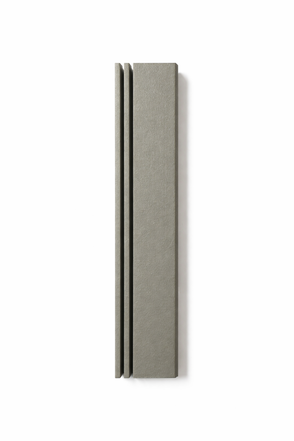Track Auminum Mezuzah Cement Grey