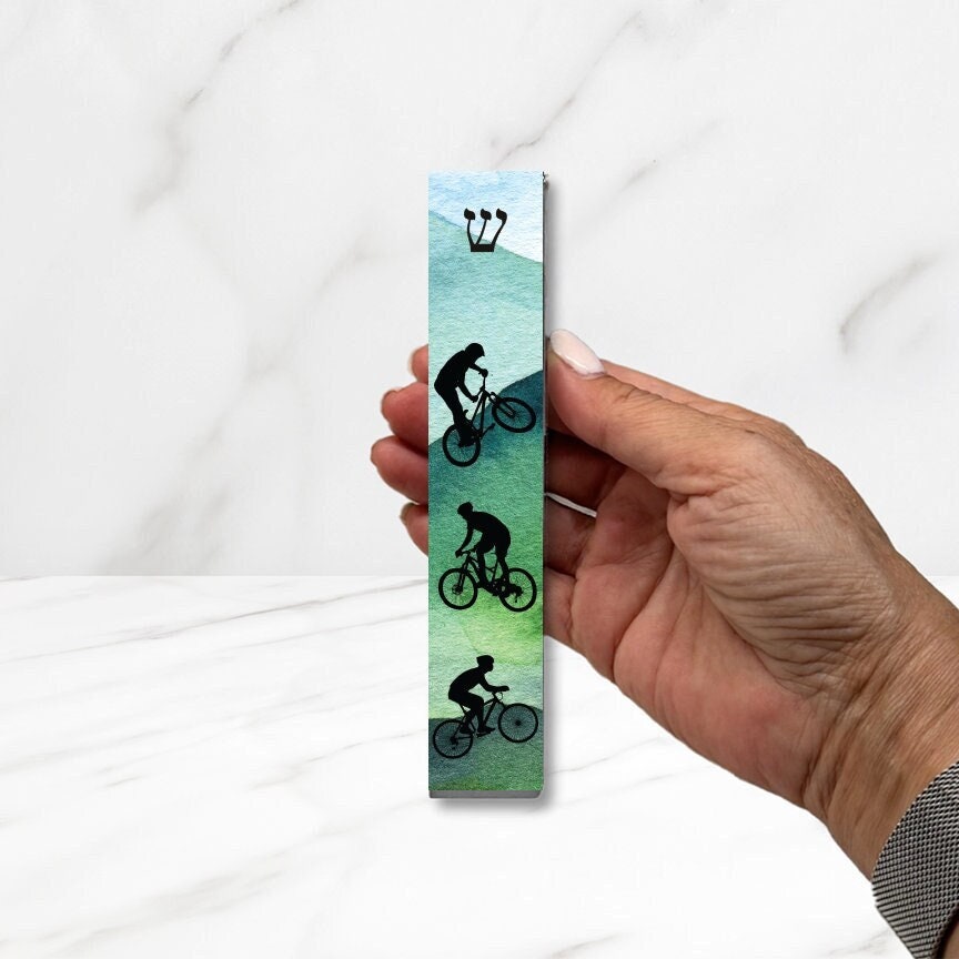 Mezuzah - Mountain Biker Mezuzah