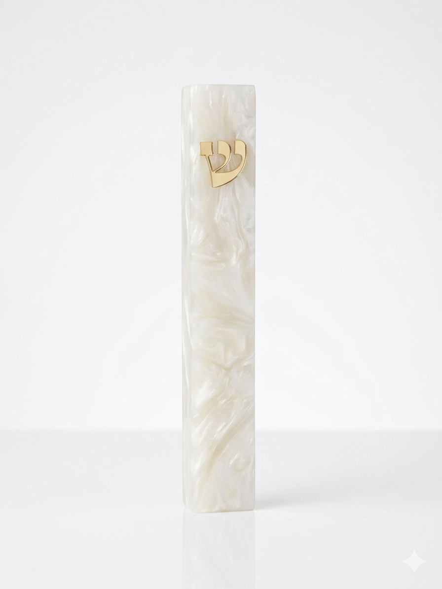 White Resin Gold Shin Traditional