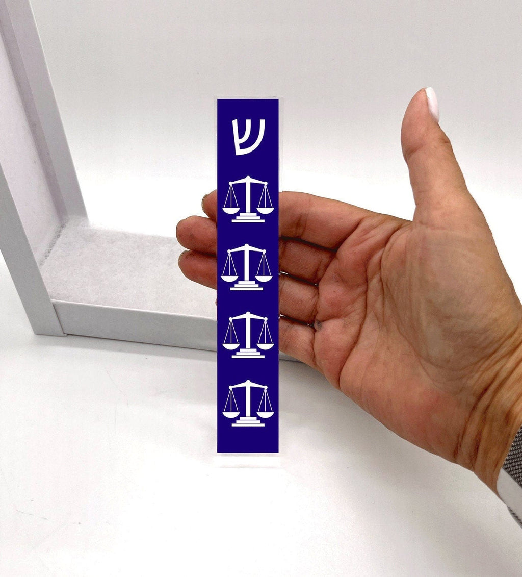 Attorney Mezuzah - Scales of Justice