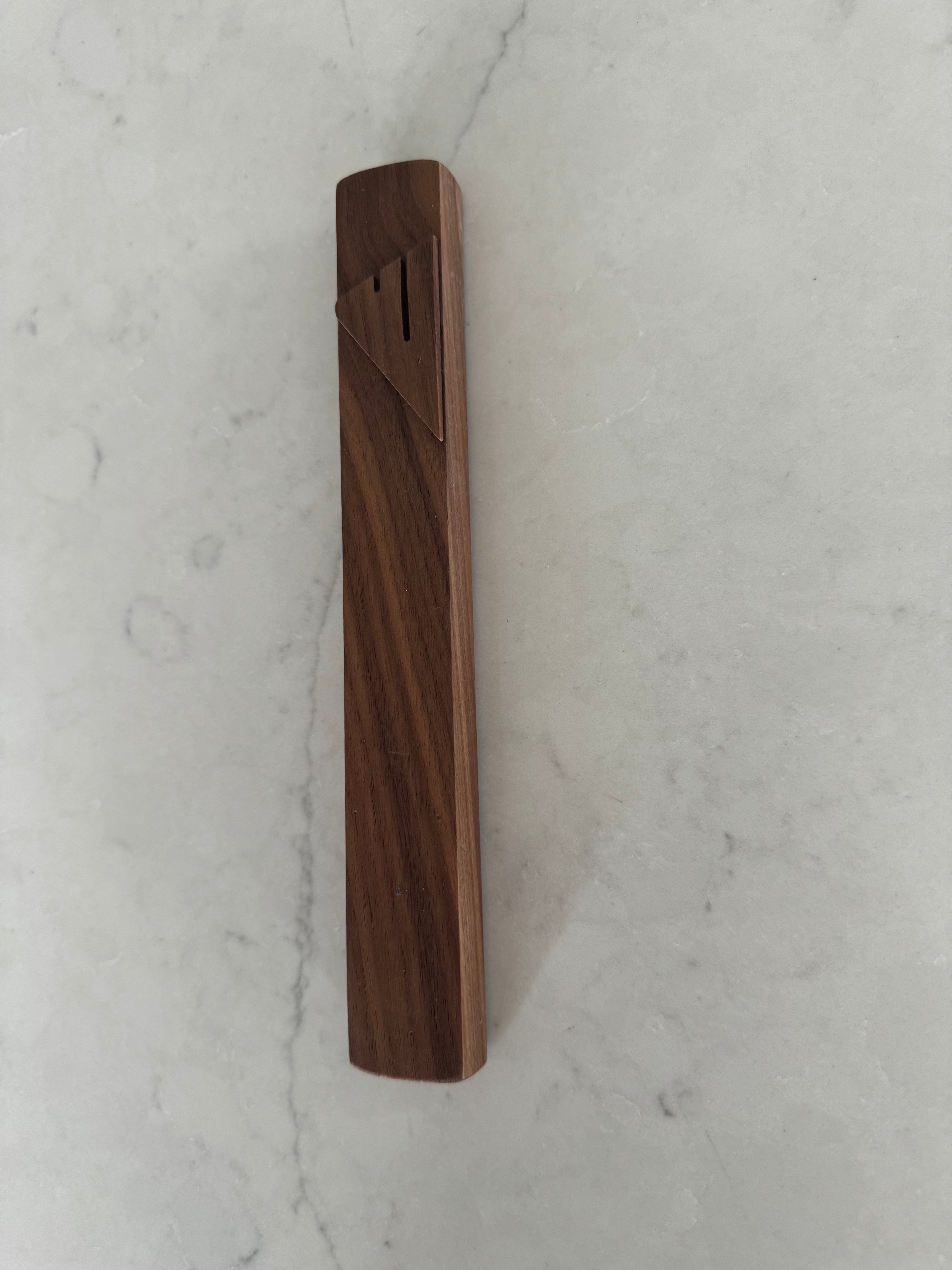 Walnut mezuzah | walnut shin
