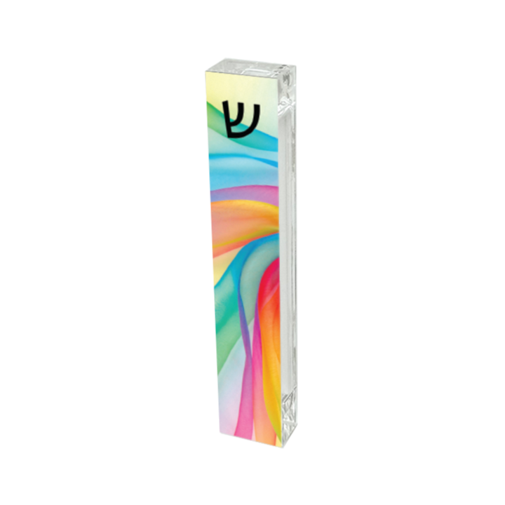 Colorful Mezuzah - With or without name