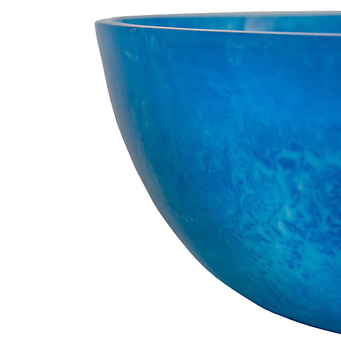 Radiant Resin Bowl Blue