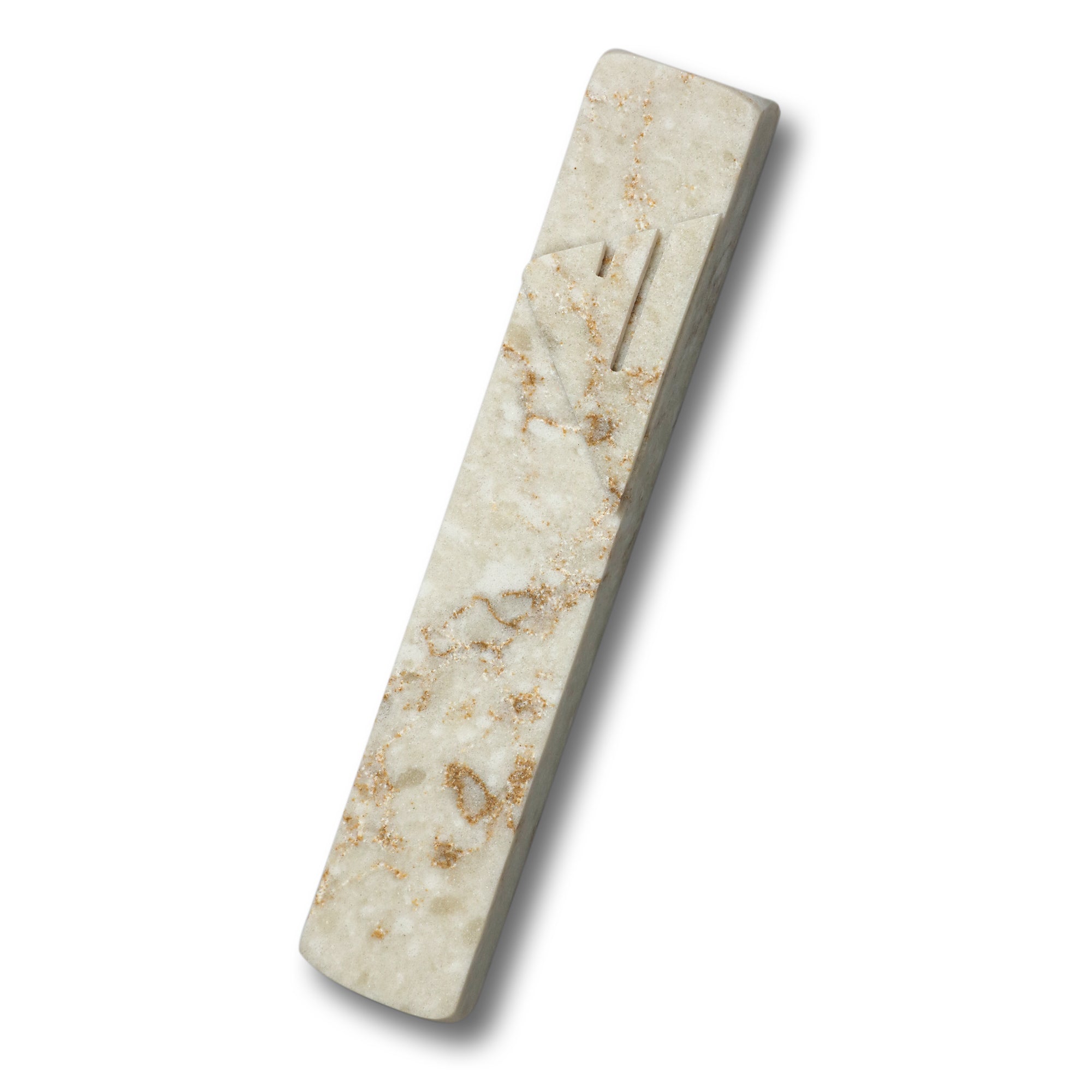 Soft Tan Mezuzah | Soft Tan Shin