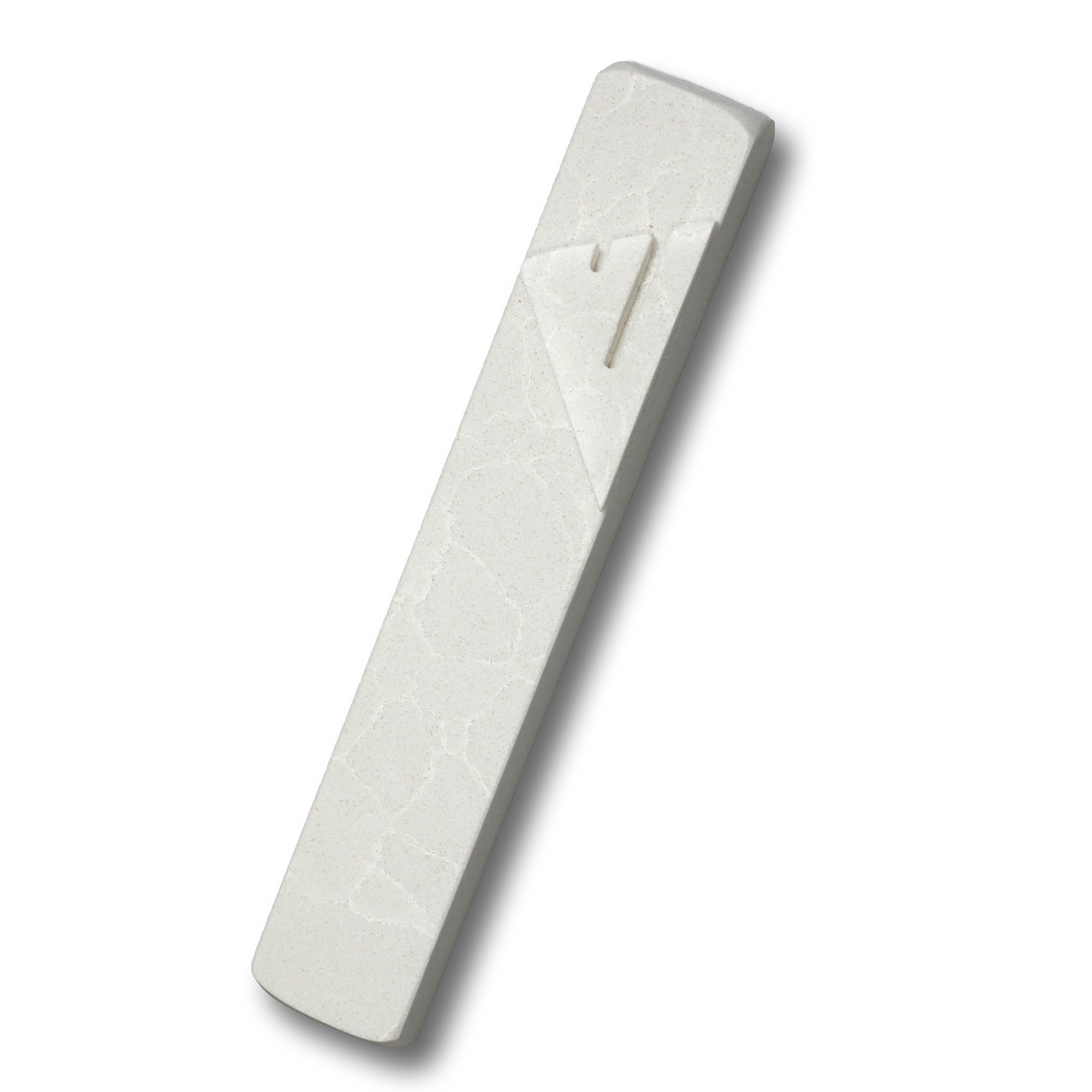 Cream White Mezuzah | Cream White Shin