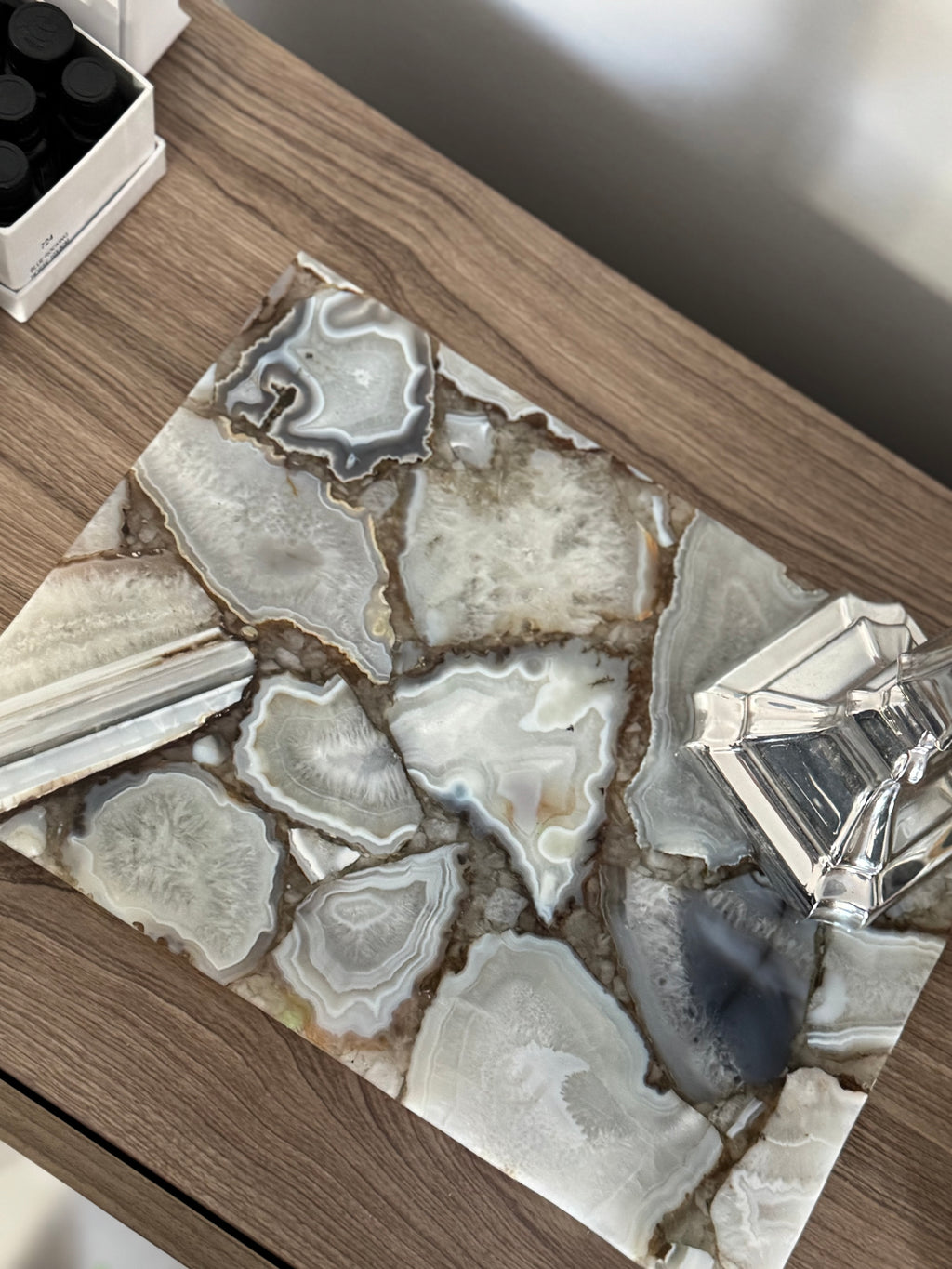 Agate Challah Board Tray