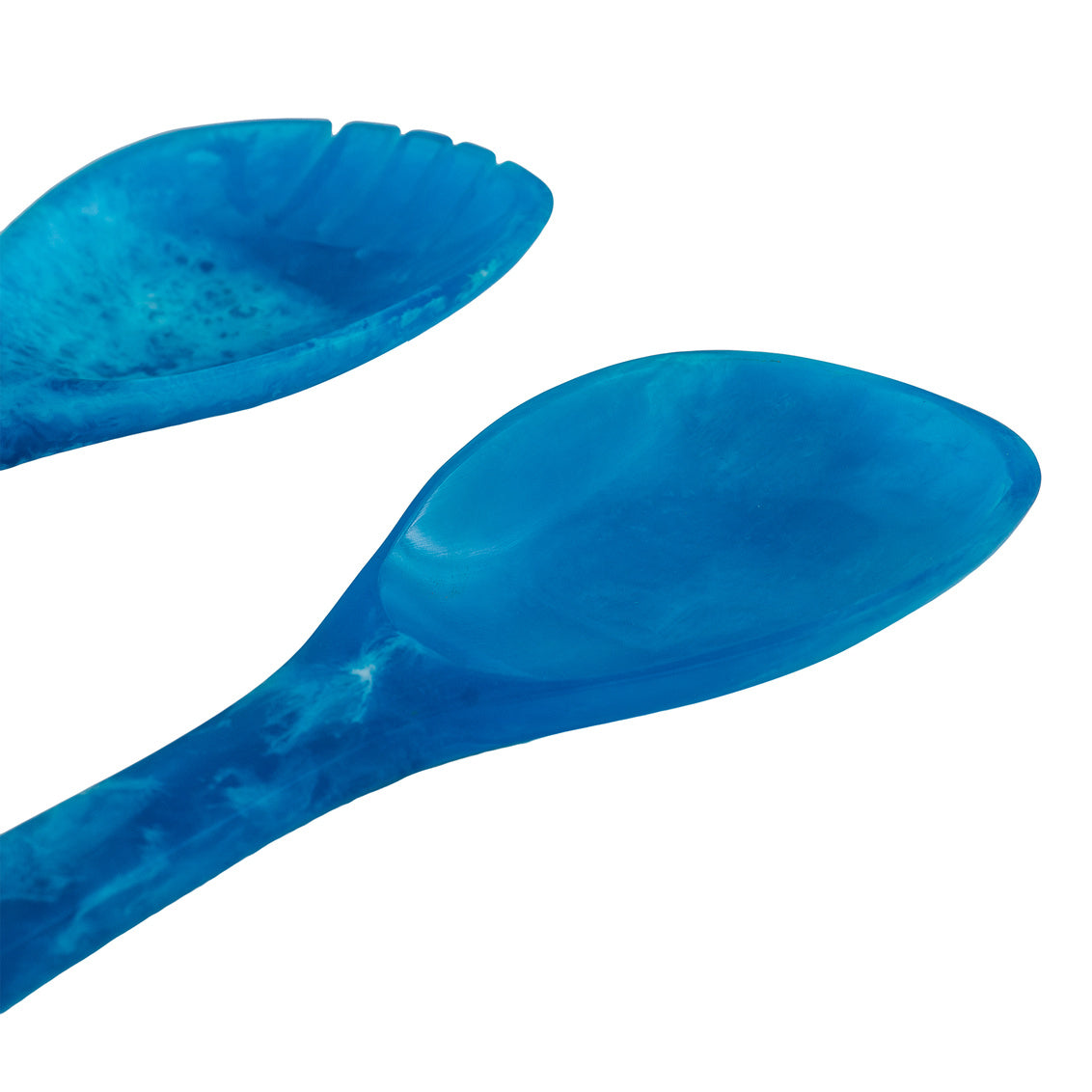Radiant Resin Salad Servers Blue - Thumbnail 2