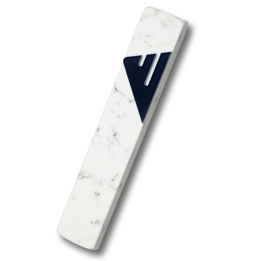 Carrara Mezuzah Black Shin