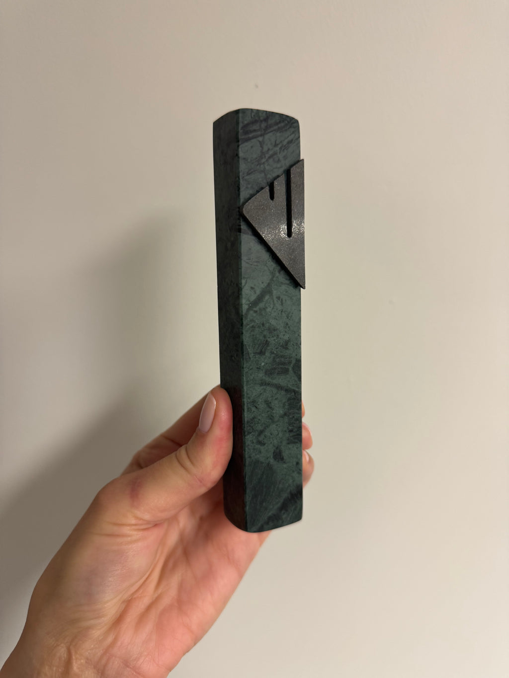 Emerald Green Mezuzah | Charcaol