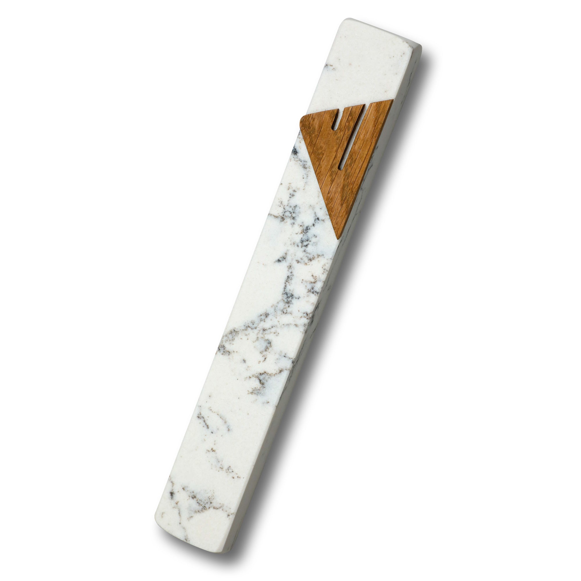 Carrara Mezuzah | Oak Shin