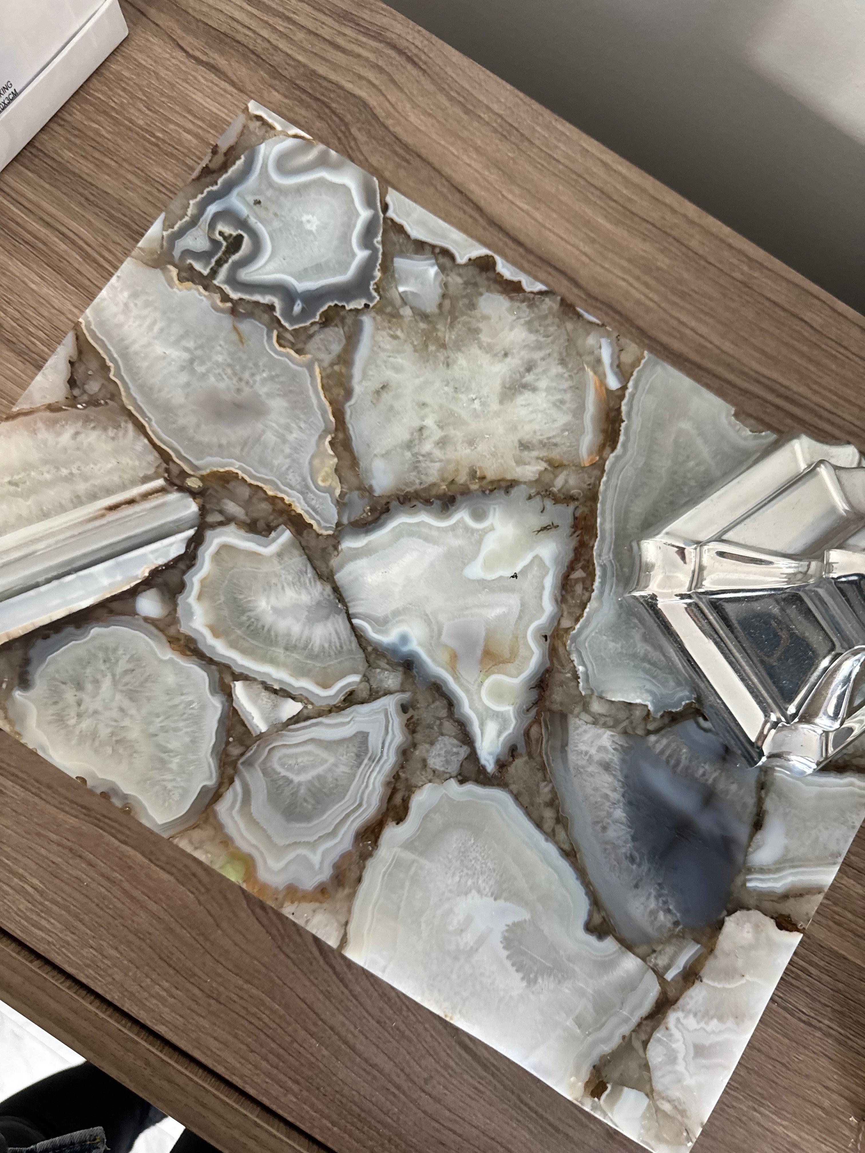 Agate Challah Board Tray