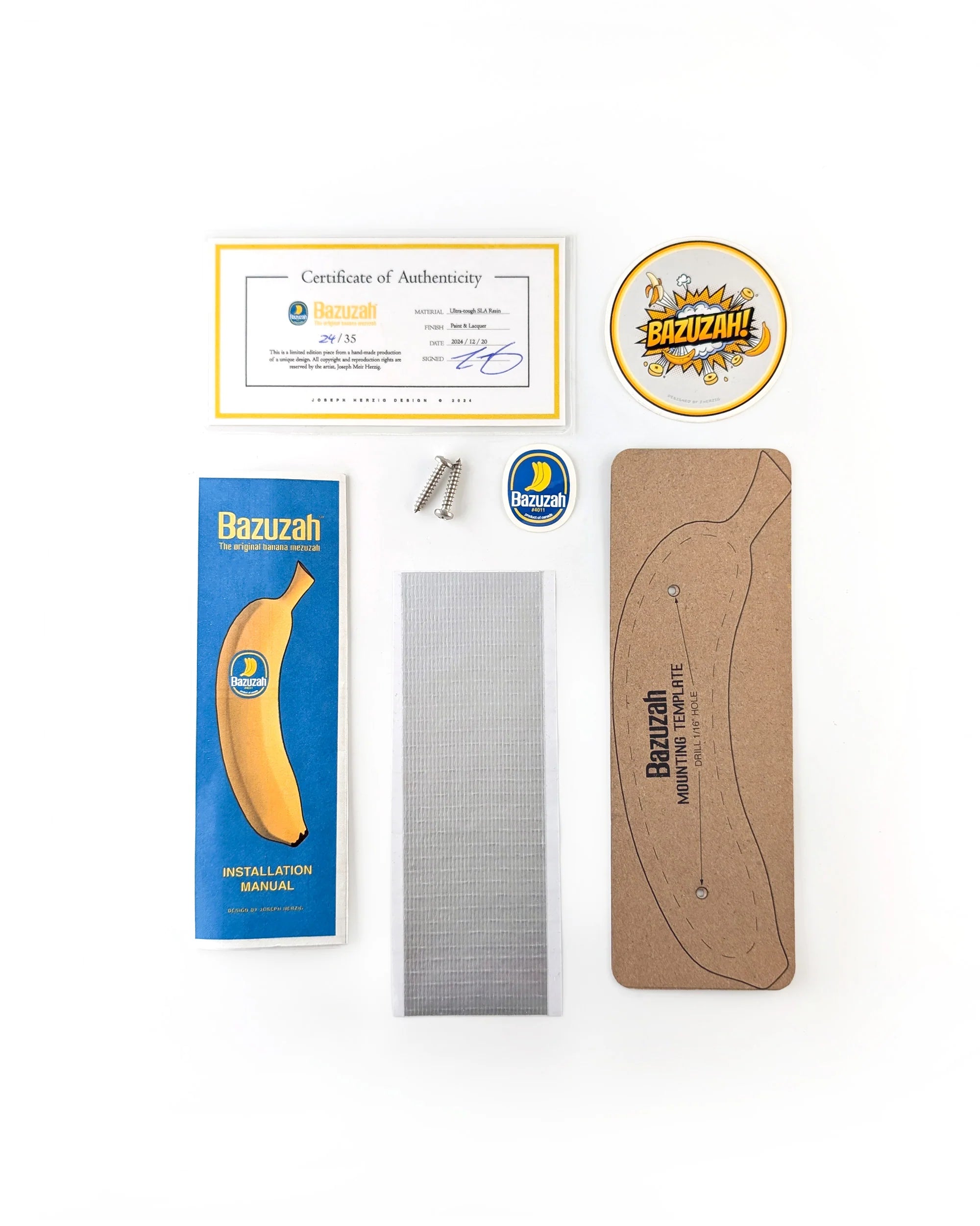 Bazuzah™ - The Original Banana Mezuzah - Artist Series
