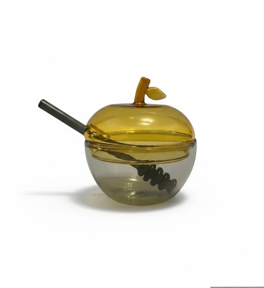 Smoke & Gold Medium Honey Dish