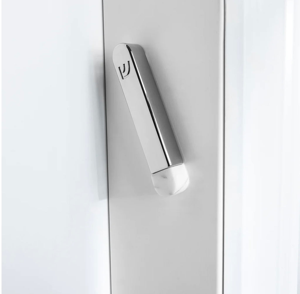 Coluna Mezuzah Marble & Silver | Small