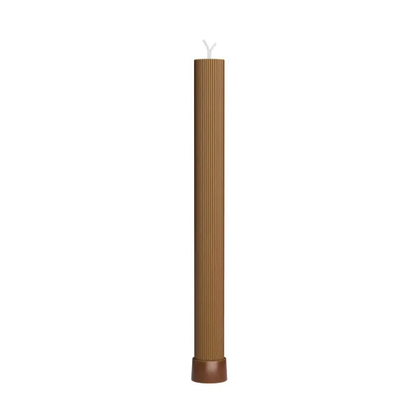 Pillar Havdalah Candle - Brown