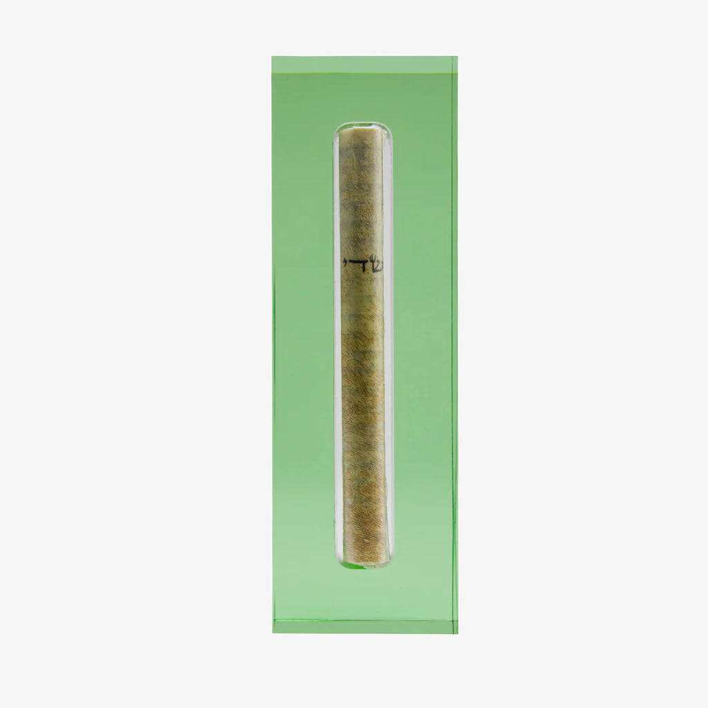 The Lucite Mezuzah Medium Olive