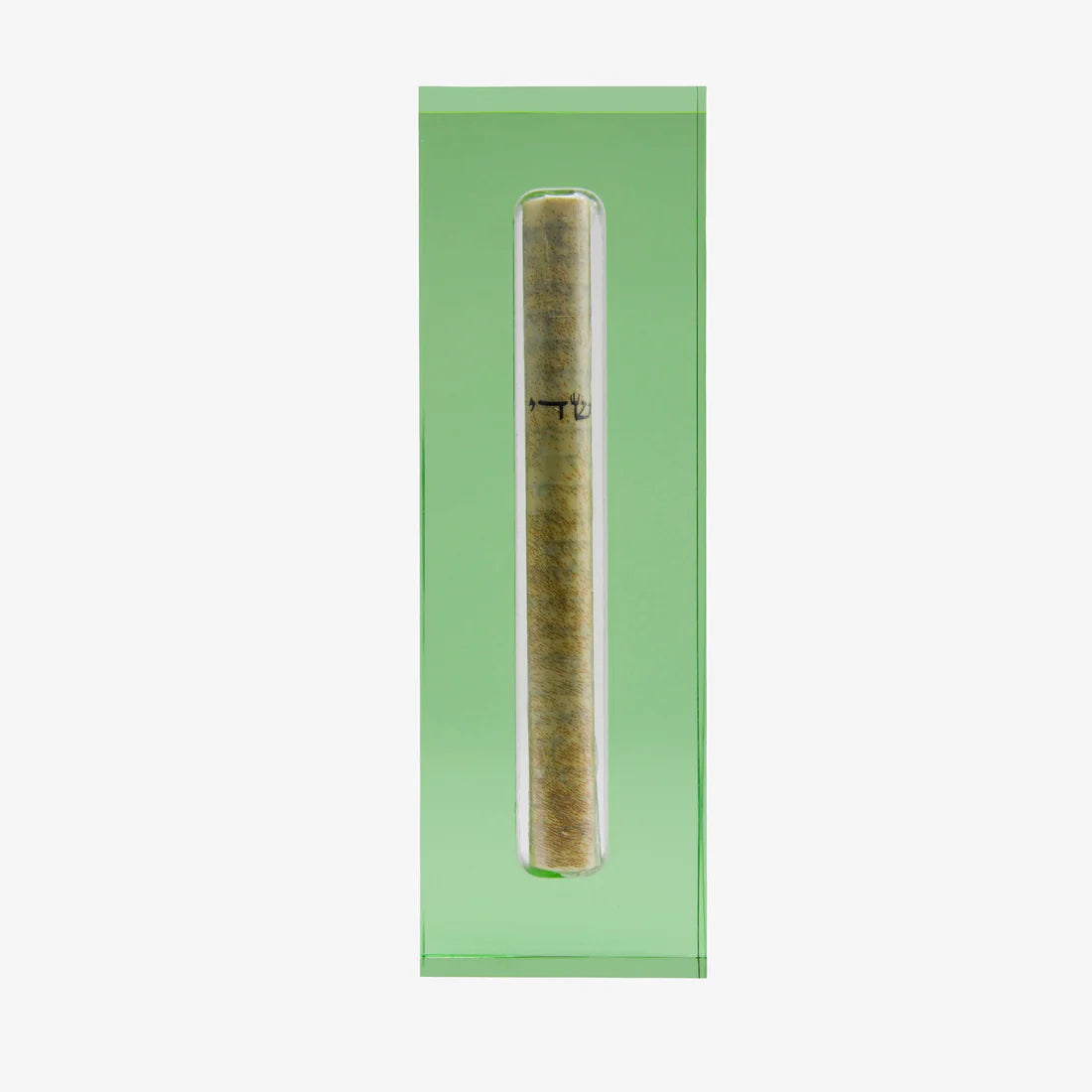 The Lucite Mezuzah Medium Olive