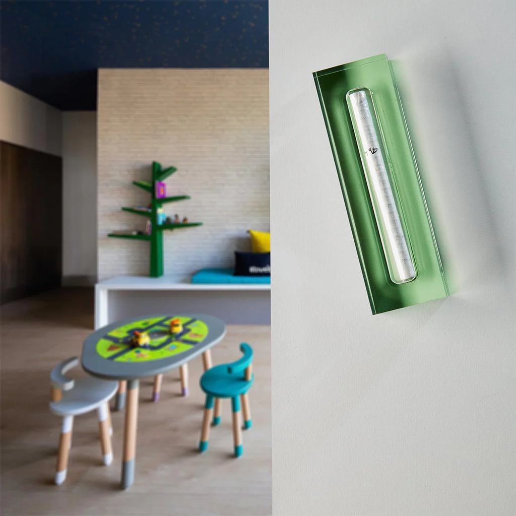 The Lucite Mezuzah Medium Olive