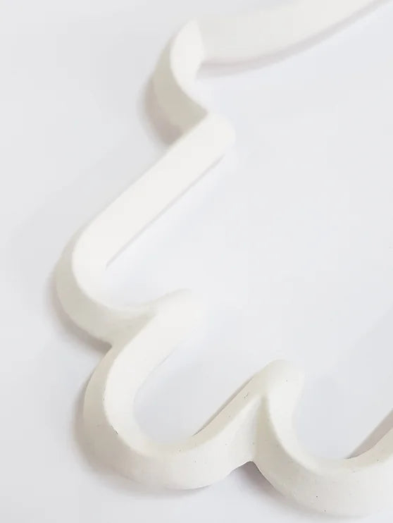 Ceramic Hamsa Cream White