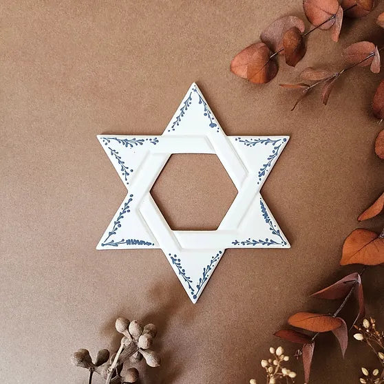 Star of David & Cream White Illustrated