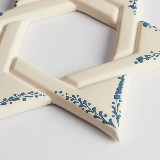 Star of David & Cream White Illustrated