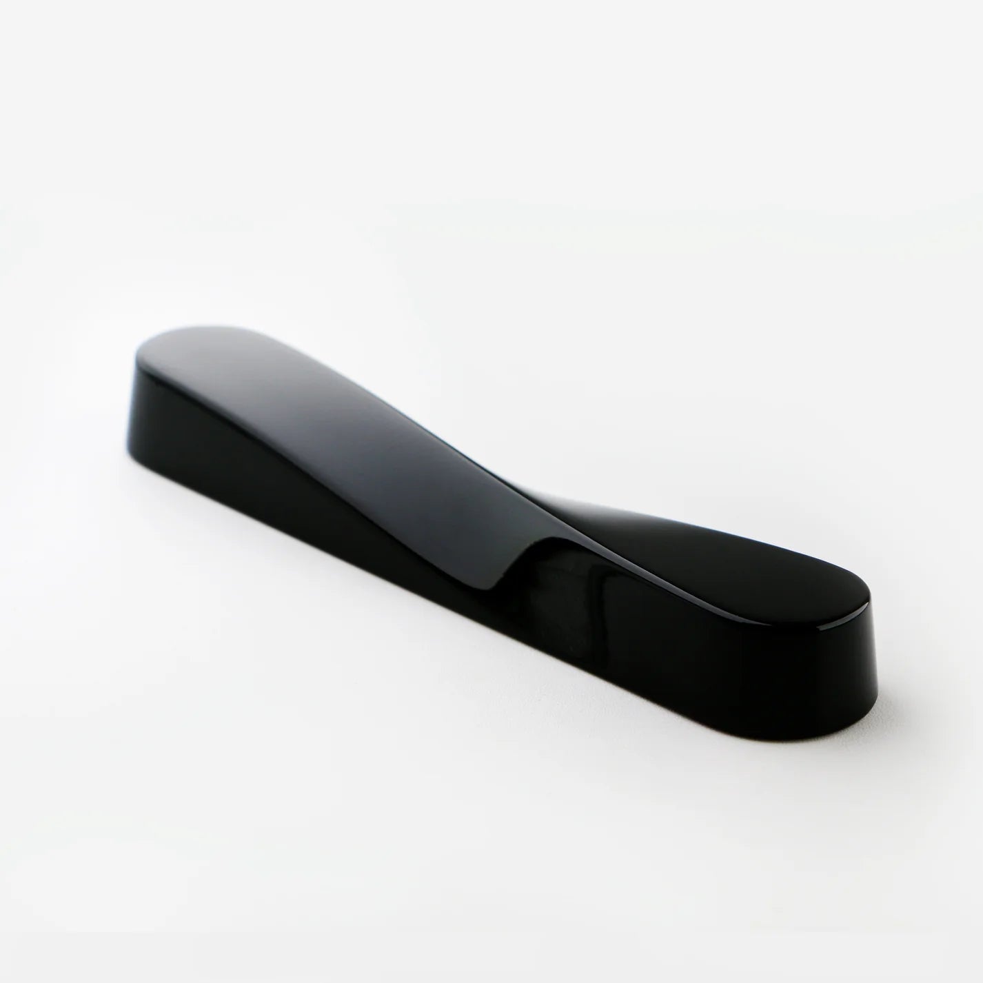 TWIST Mezuzah - Gloss Black Aluminum