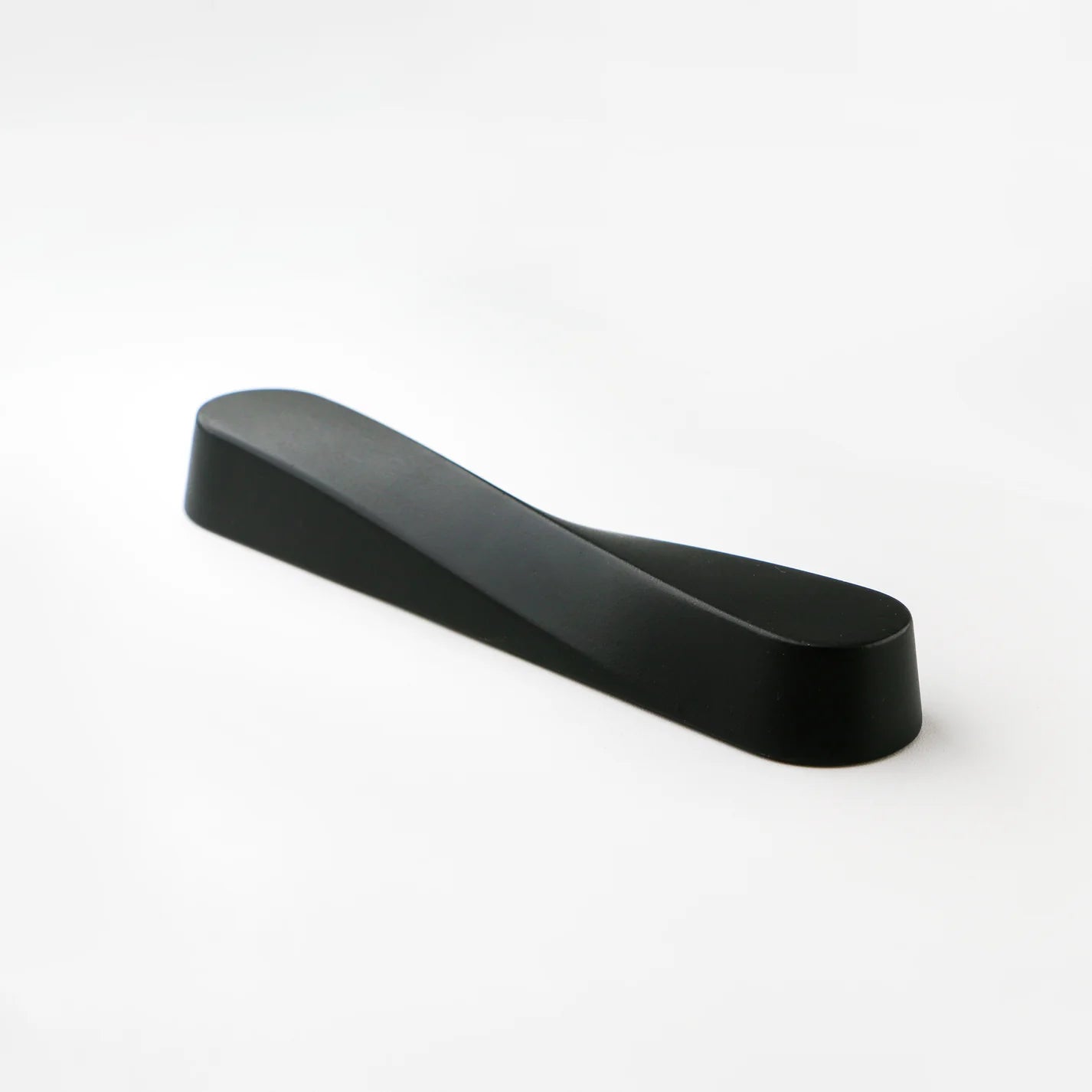 TWIST Mezuzah - Matte Black Aluminum
