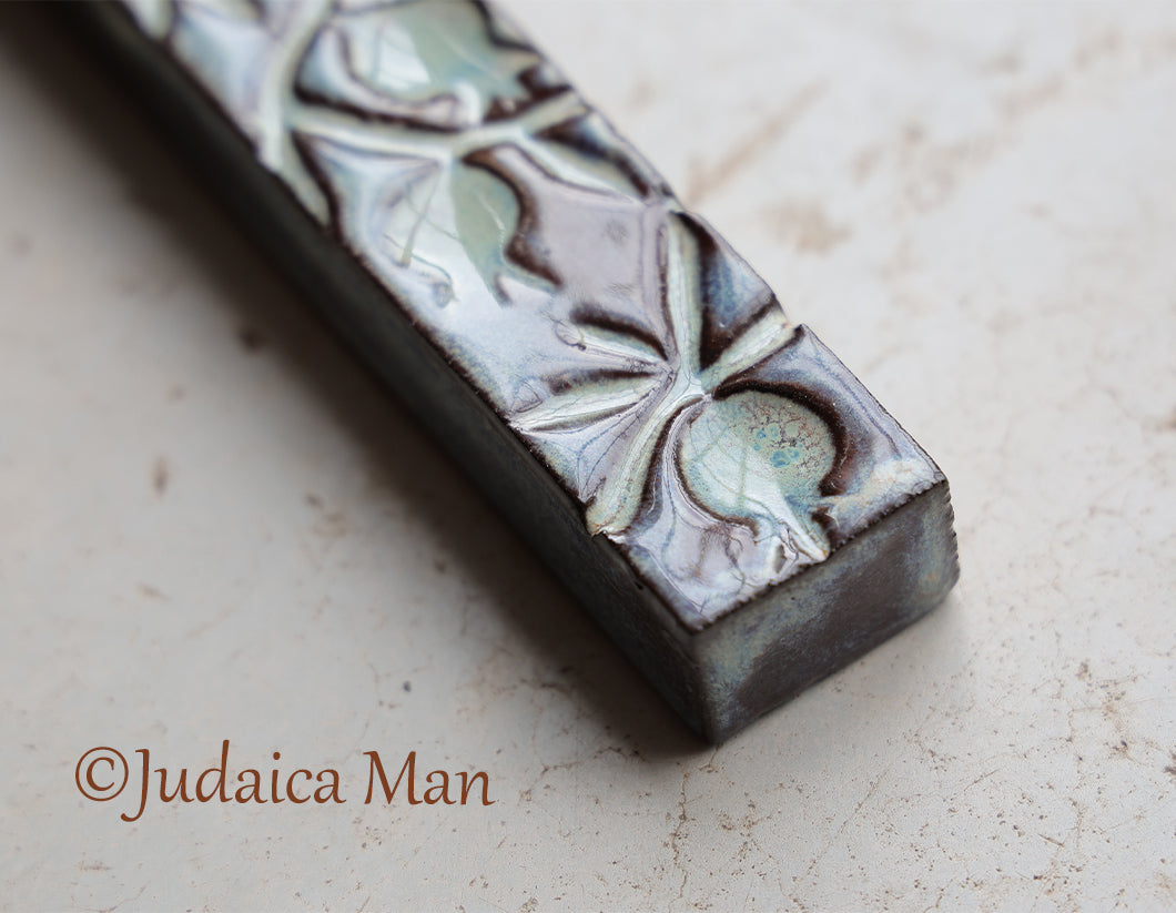 Ceramic mezuzah "Pomegranates"