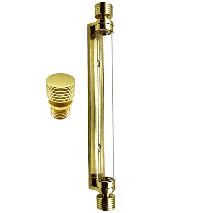 Solid Brass Mezuzah 6MR